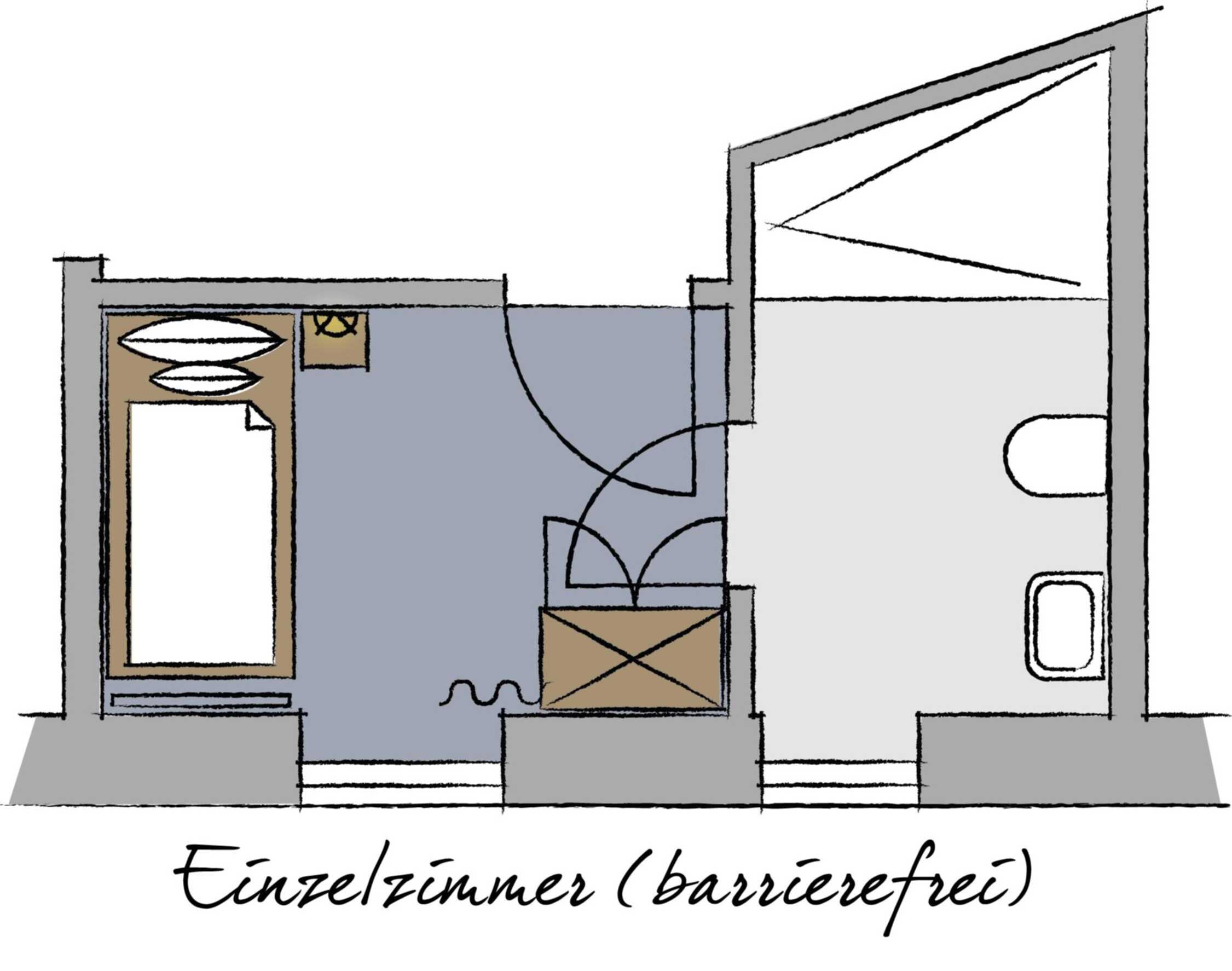 Pension Lübeck Stadtrandzimmer Grundriss EInzelzimmer Pension Lübeck Stadtrandzimmer Grundriss EInzelzimmer