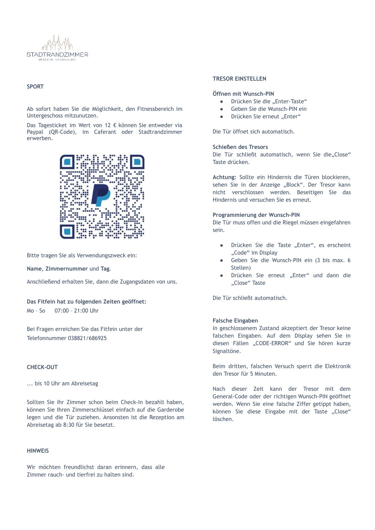 Gästemappe Seite 3